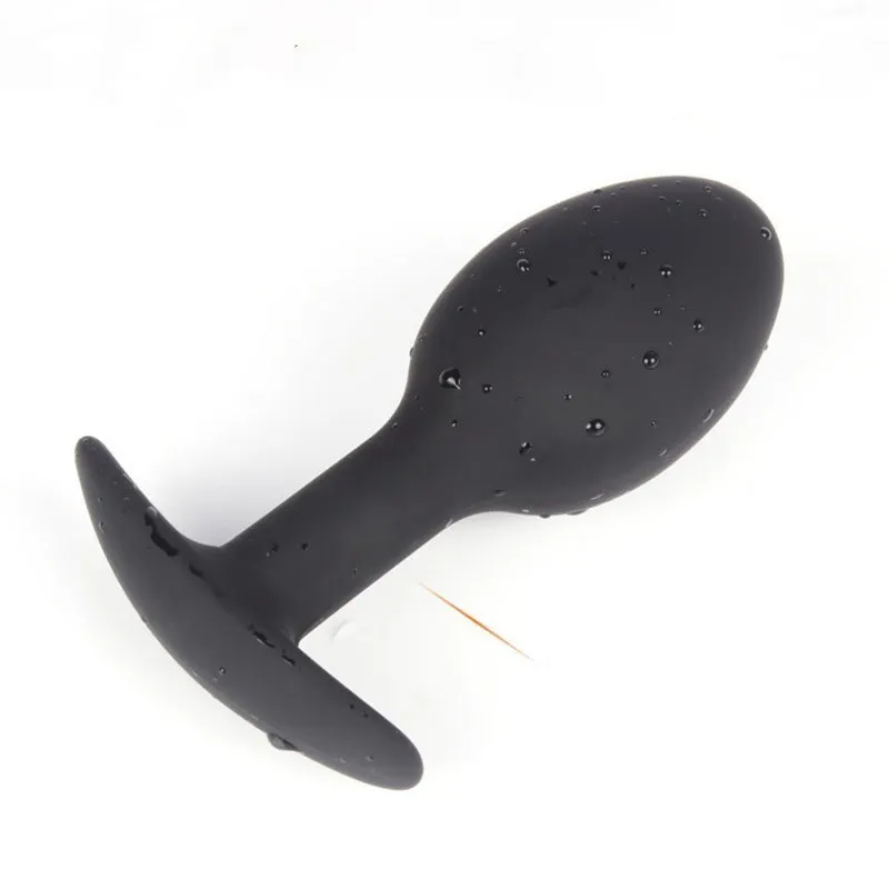 Silicone Wearable Anal Beads Plug With Metal Ball Inside Prostate Massager Butt Plug l Ball Anal Sex Toy_voghion.com