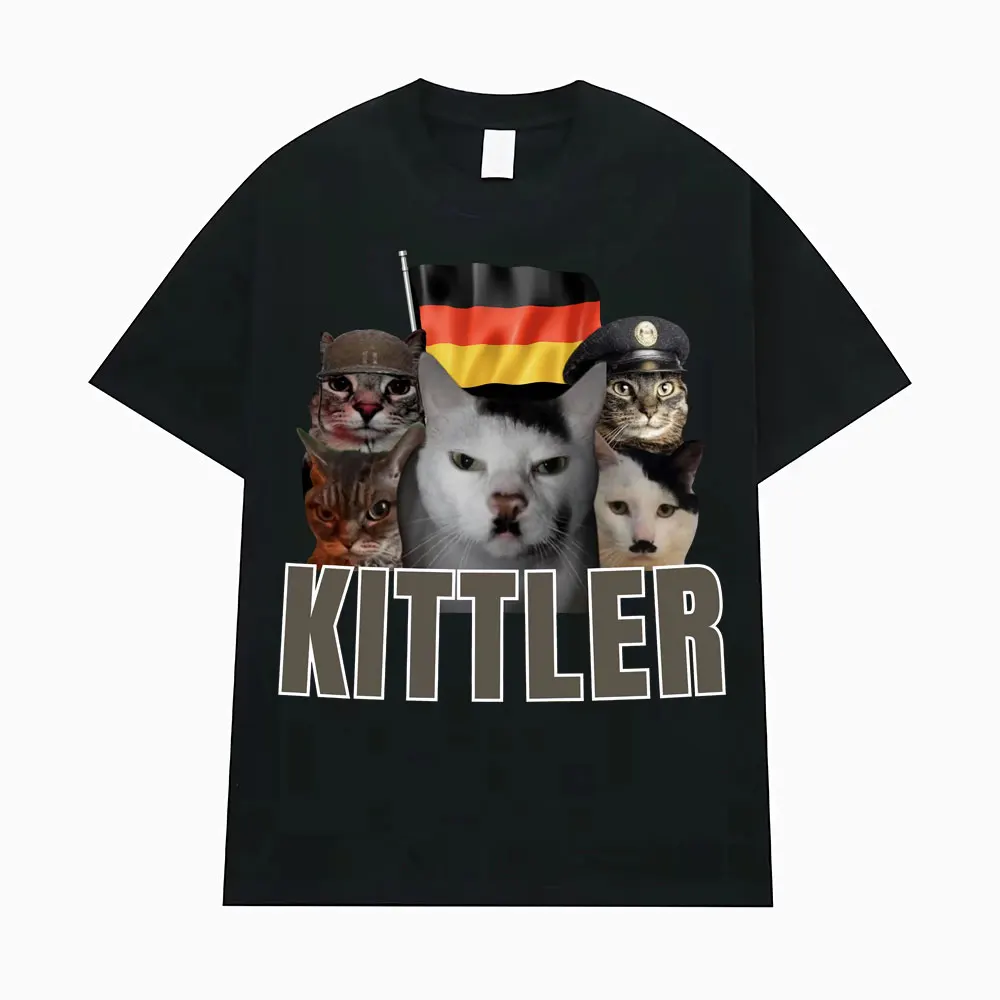 Hello Kitler Funny Cat Meme T-Shirt: The Only Tees That Made My Friends ...