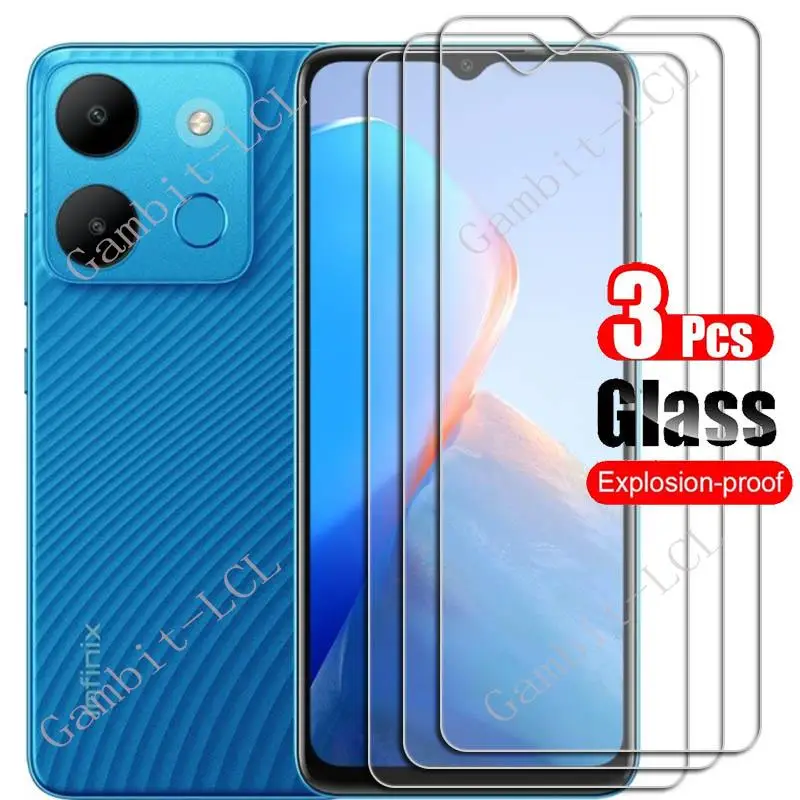 

1-3PCS Tempered Glass For Infinix Smart 7 HD Protective Film On Smart7 X6515 Smart 7HD Plus X6517 6.6" Screen Protector Cover