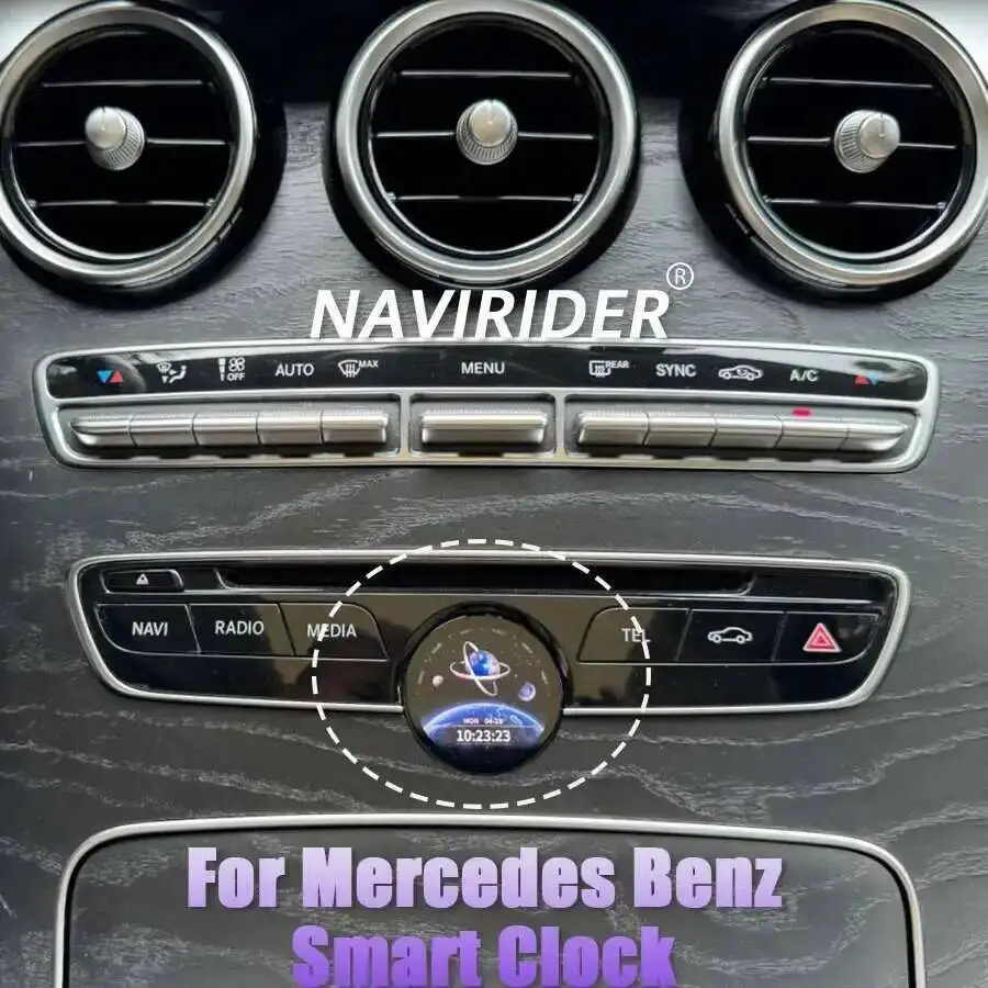 Car Stopwatch Smart Clock For Benz C/E/S/G/CLS/ W205 W463 W219