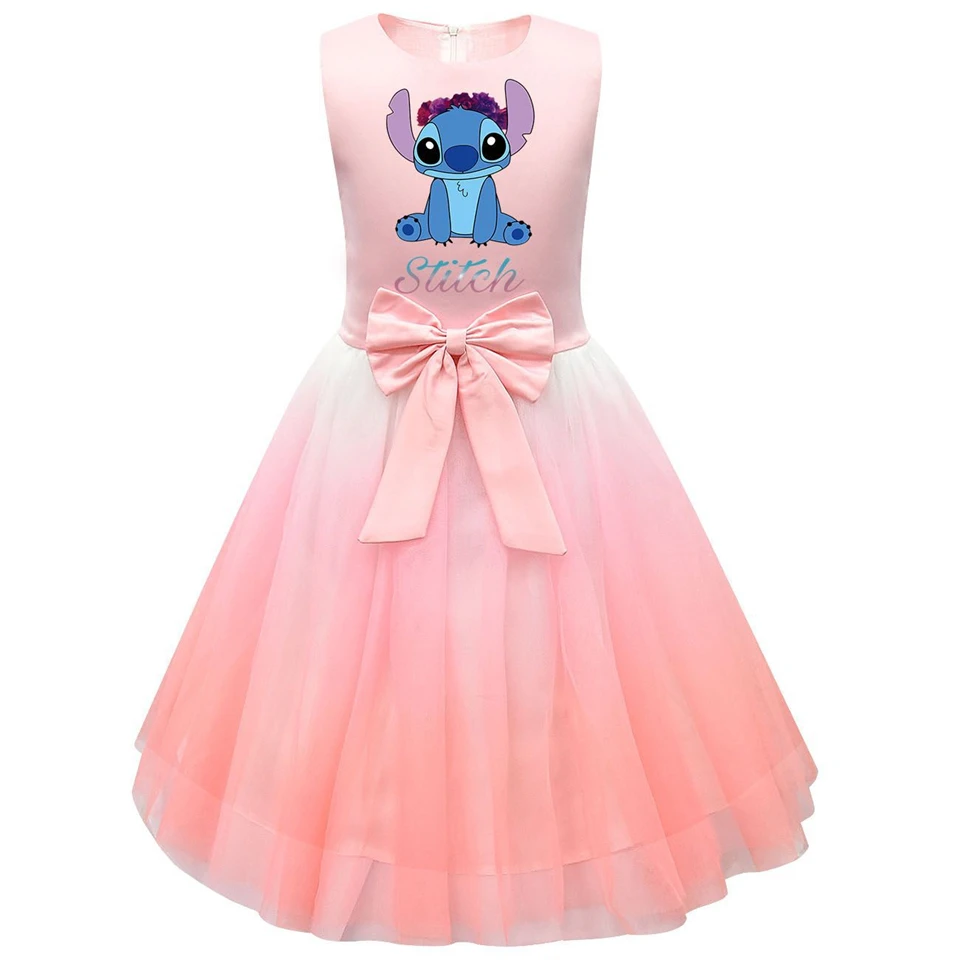 Lilo And Stitch Kids Summer Lilo Stitch Cosplay Dress Baby Girls