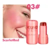 Hot Jelly Blush Lip Dye 4Pcs/Set Wears Makeups Gighly Saturated Enhances Complexion Lip Cheek Contour Rouge Liquid Blush Sticks 5