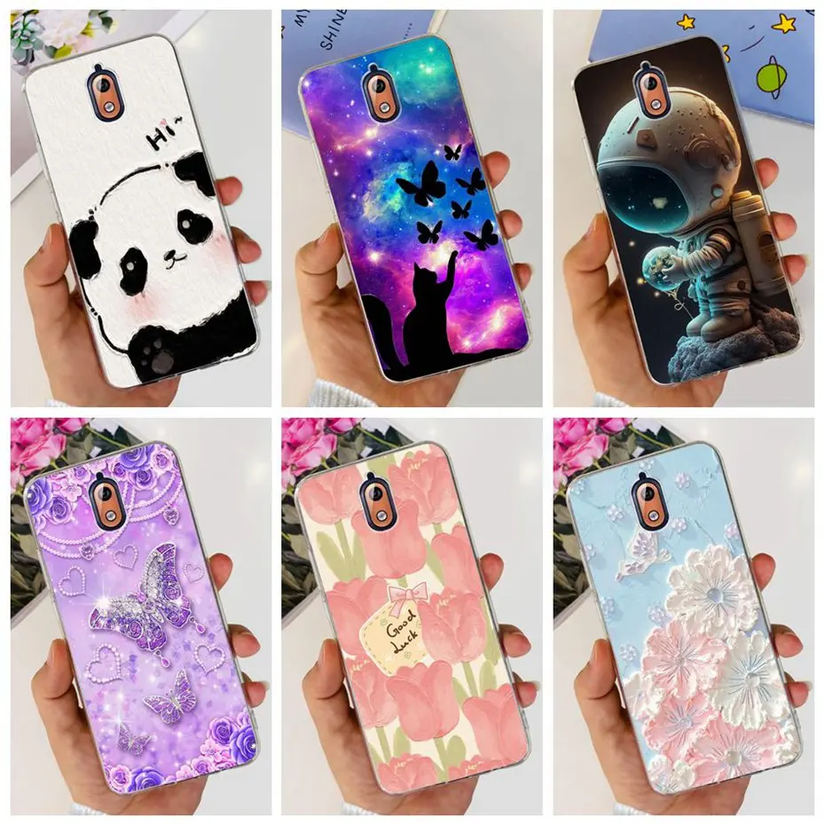 Charming Soft Silicone TPU Back Cover in Lovely Prints