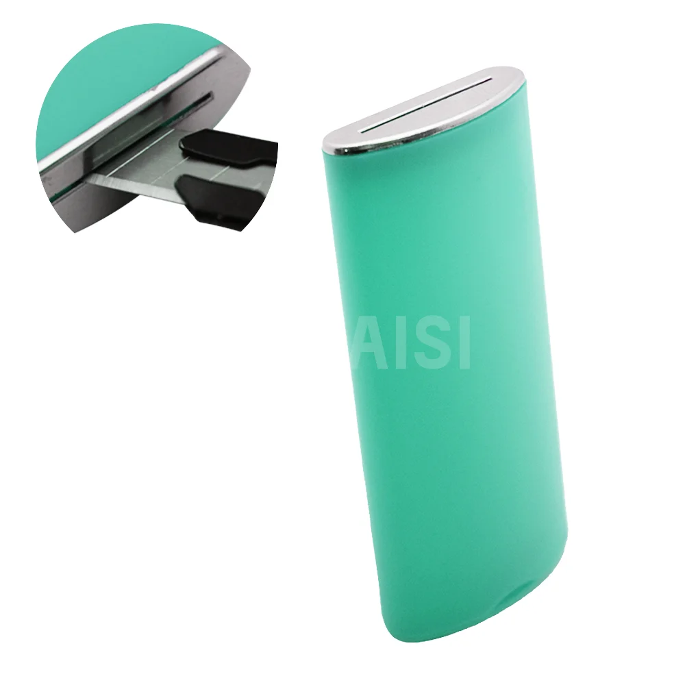 KUNAISI Metal Waste Blade Storage Box Safety Professional Blade Disposal Container Vinyl Carbon Fiber queegee vinyl cutter tool storage