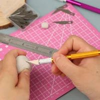 Fniiva Engraving Cutter with 5pcs Blade Metal Handle Craft Carving Sculpture Paper Non-Slip Knife DIY Repair Hand Leather Tools 3