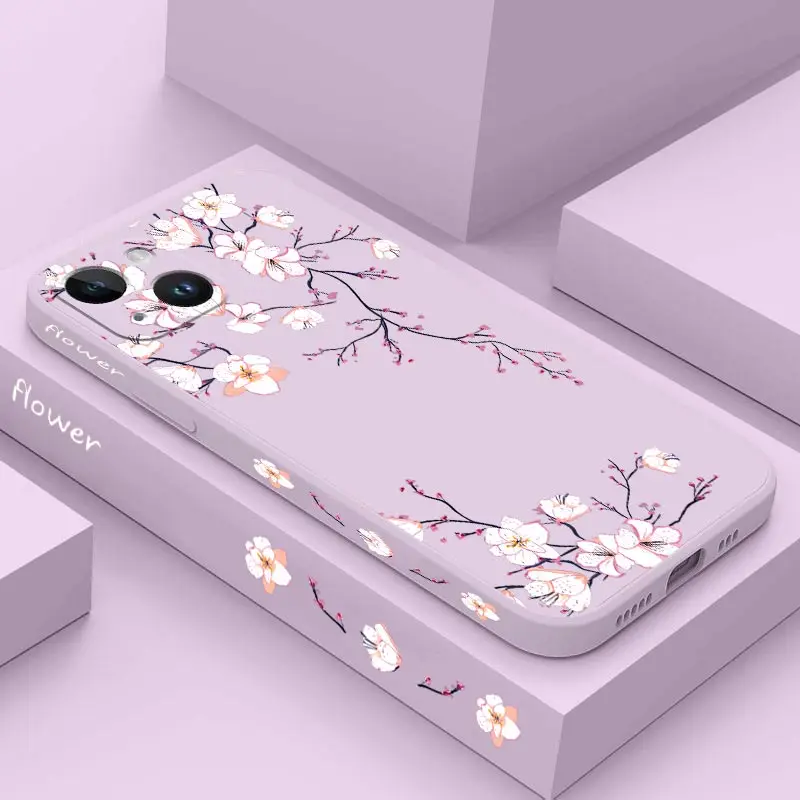 Bright Orchid Silicone Phone Case Cover