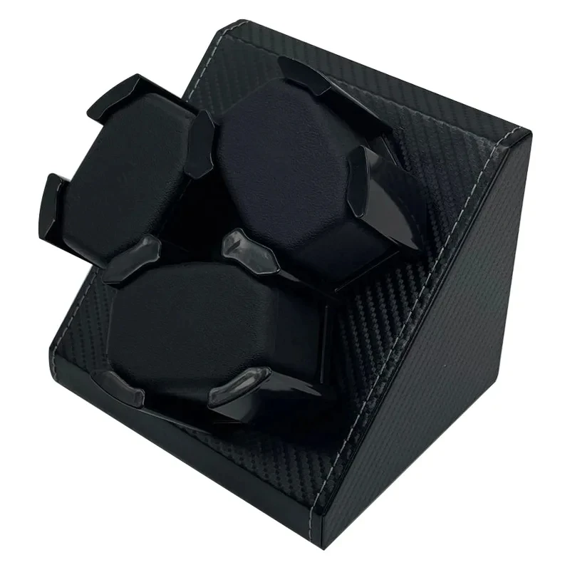Watch Winder Watch Winder for Automatic Watches Automatic Winder for 3 Watches 2 Rotation Modes PU Clock Storage Case Memory Cotton