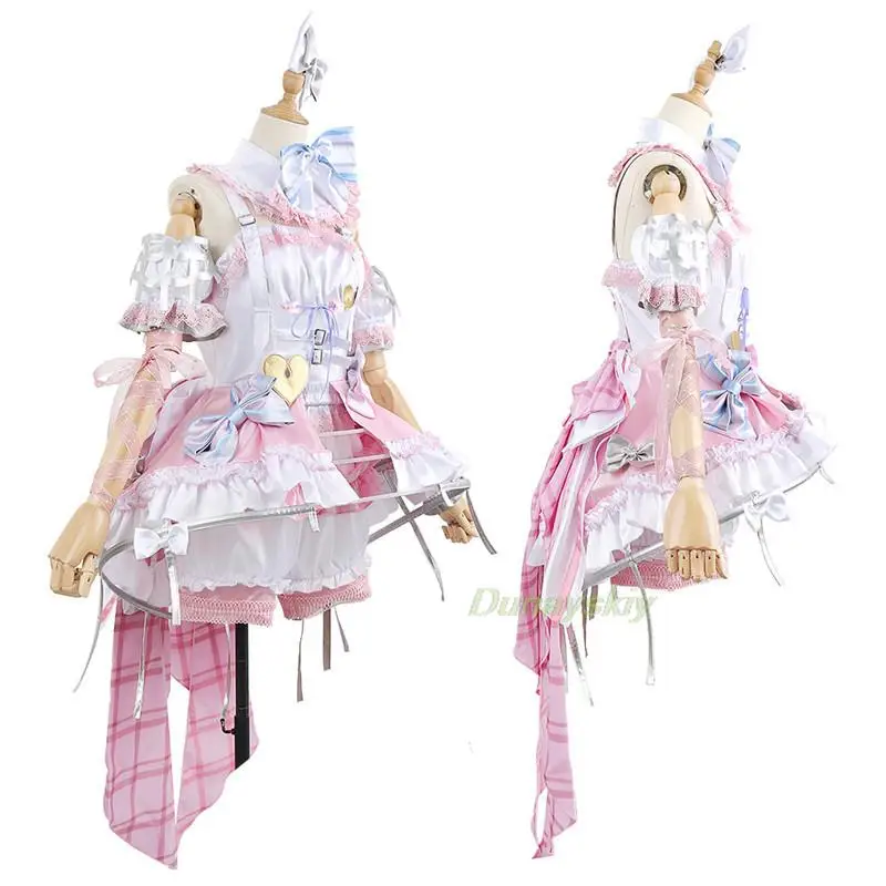 

Project Sekai Colorful Stage Akiyama Mizuki Cosplay Costume Wig Anime Pink Dresses Role Party Lolita Halloween Carnival Girl Set