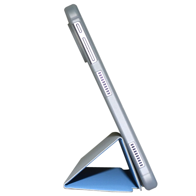 Slim Tri-Folding Stand Cover Case with TPU Back Shell