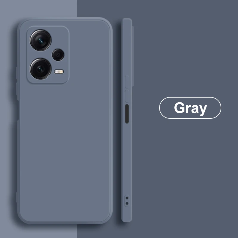 Square Liquid Silicone Phone Case - Enhanced Protection Back Cover