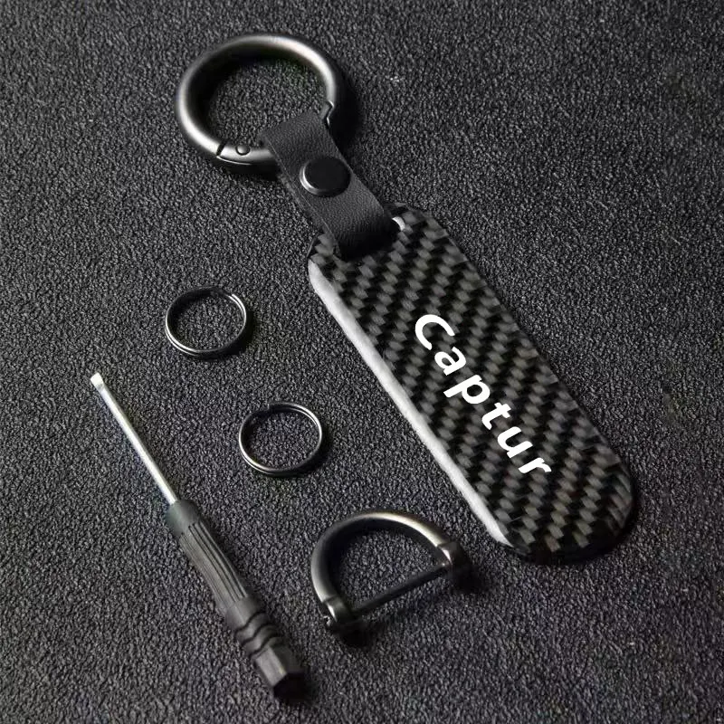 1 Pz Car Logo Styling Portachiavi Personalizzato Personalizzato Portachiavi Regali Aziendali Per Renault Captur 2011 2014 2018 2020 Accessori