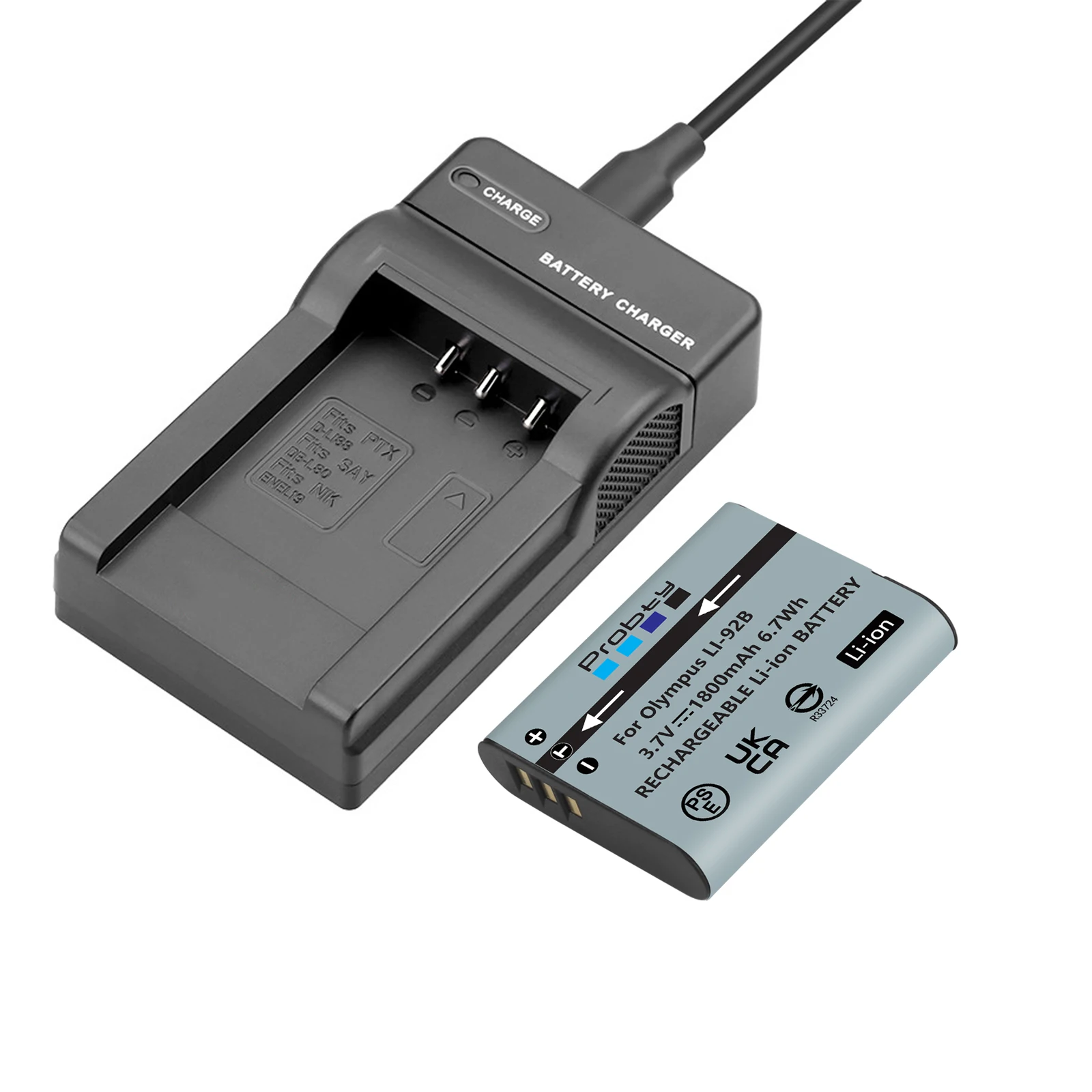DB-110 バッテリーとデュアル充電器 Ricoh GRⅢ G900 WG-6 GR3 GRⅢ X