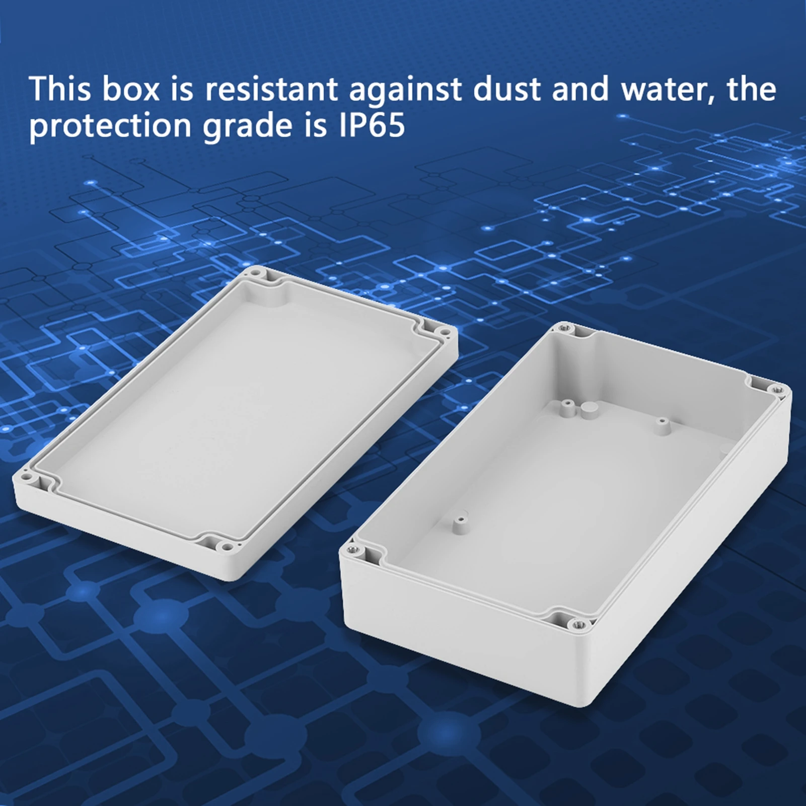 Durable Water-Resistant ABS Wiring Junction Box - 200x120x56mm