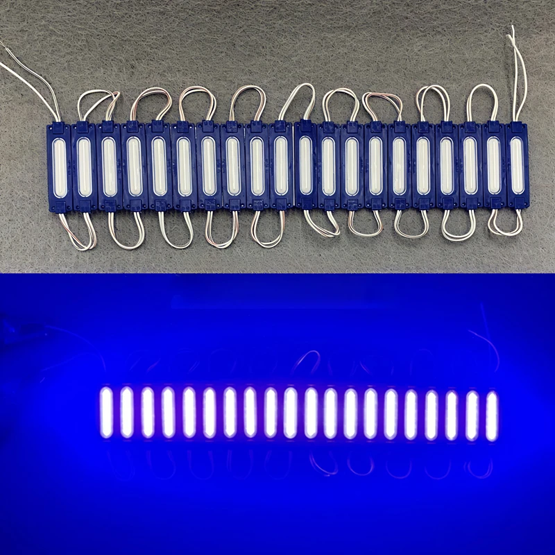 COB LED Module DC24V 20pcs/lot injection with lens waterproof LED back light for sign channel letter 2W IP65