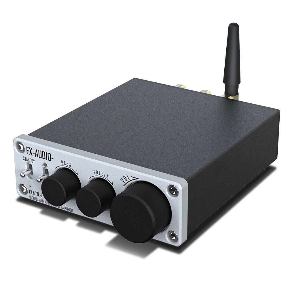

New FX-Audio 502E-L Bluetooth5.0 2.0 CH 60W HIFI Mini Audio Digittal Amplifier