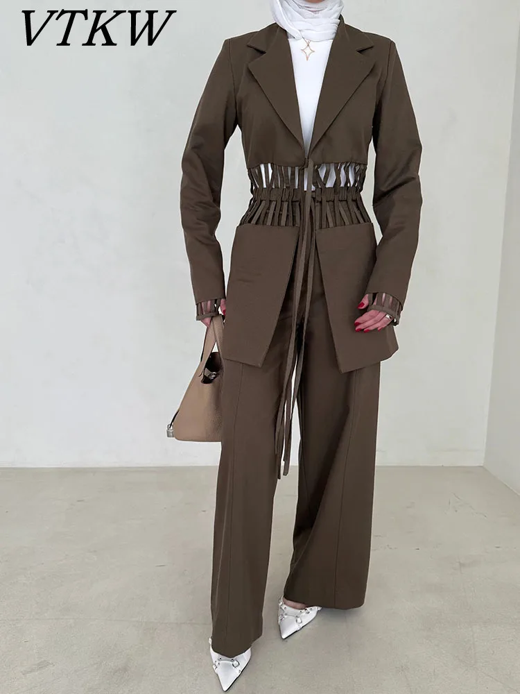 سترة VT نسائية مفتوحة