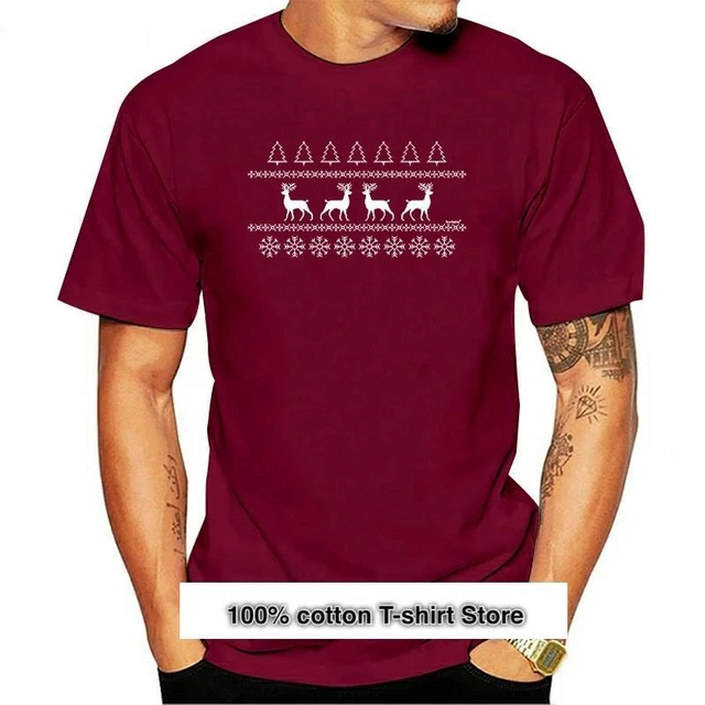 Camiseta holgada de renos para hombre y mujer, ropa de manga corta, fresca,  informal, S-4XL - AliExpress