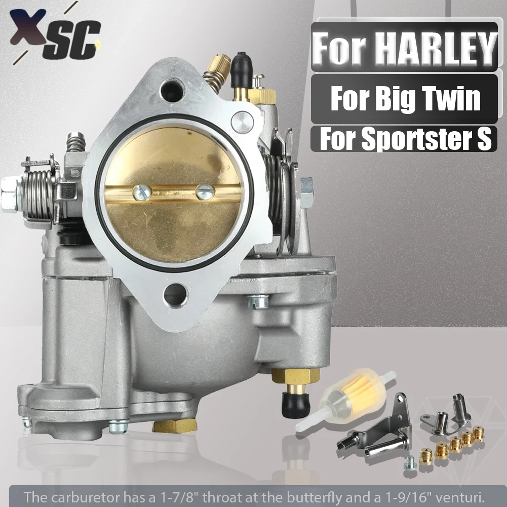 

Motorcycle Carburetor For Harley Big Twin Super e & Sportster S&S Shorty Carb 11-0420 XL 883 1000 1100 1200 Replace Carburador