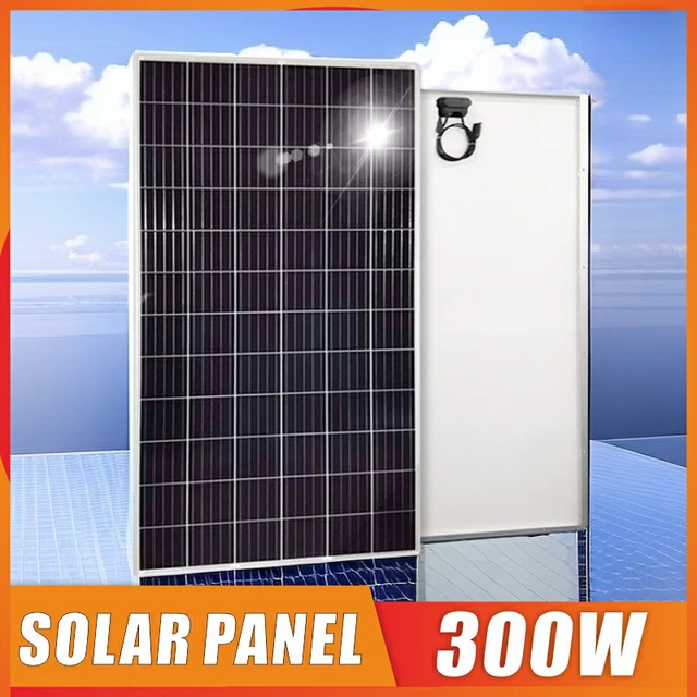 야외 캠핑 모바일 RV용 휴대용 태양열 배터리 충전기, 태양 전지 패널 키트, 300W, 12V, 600W, 100A 컨트롤러, USB 포트