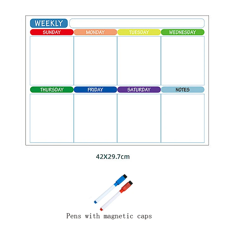 Magnetic Dry Erase Calendar and Planner