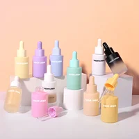 18-color Private Label Liquid Foundation Custom Logo No-box Moisturizing Dropper Bulk Waterproof Full Cover Face Base Makeup 2