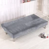 Plush Armless Sofa Bed Cover Folding Seat Slipcover Stretch Sofa Covers Elastic Couch Protector Washable Removable Slipcovers 3