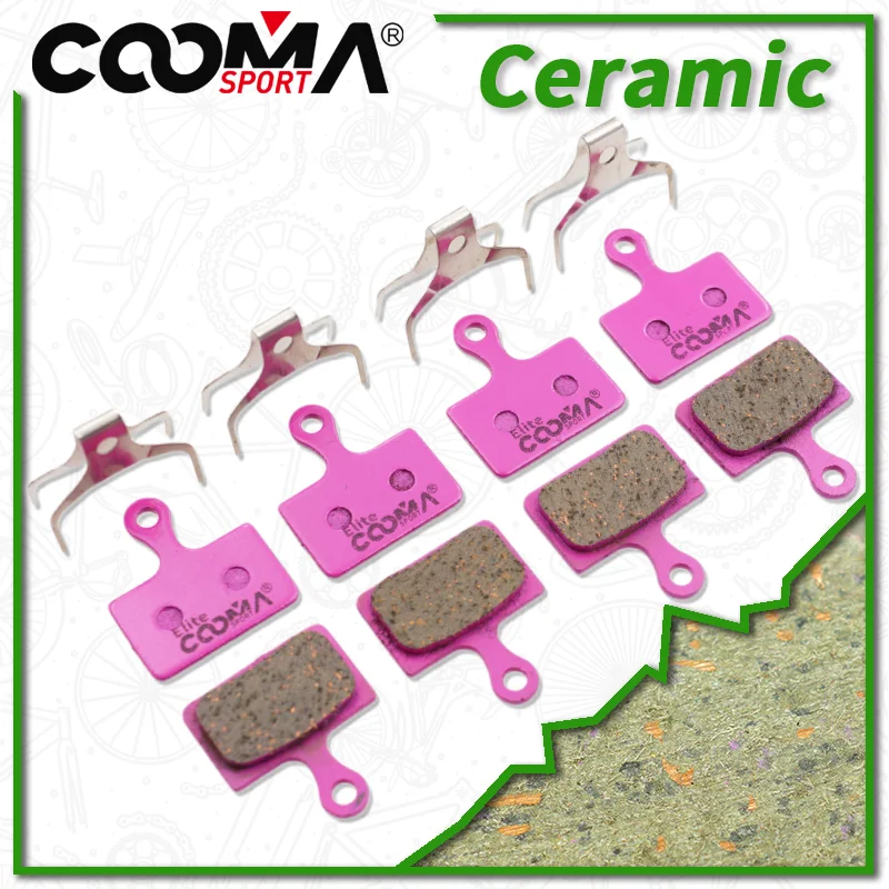 4 Pairs Ceramic Disc Brake Pads for Shimano XTR M9100 Dura Ace R9100