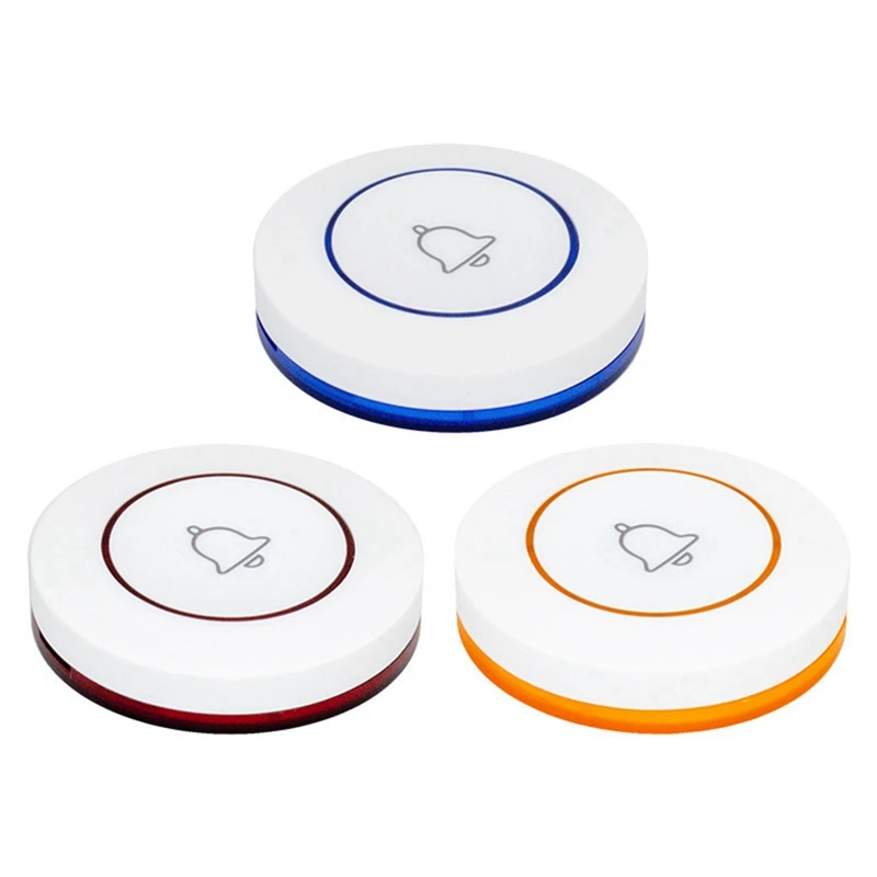 A52I-Call Button Restaurant Pager 433Mhz Wireless Doorbell Bell Button For Home Security Alarm System Hardware