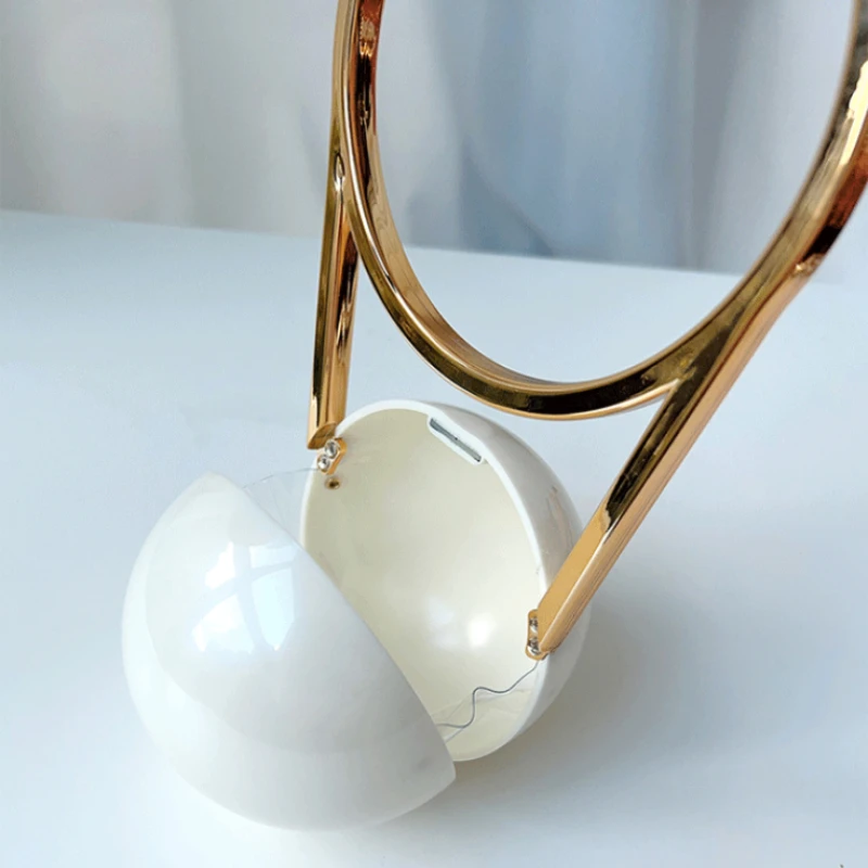Borsa da sera con manico a sfera in PVC Mini borsa da donna di lusso da bowling elettrolitico Borse eleganti e minimaliste con design a sfera rotonda - immagine 3