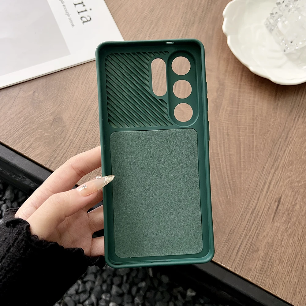 Matte Soft Case with Slide Camera Lens Protection