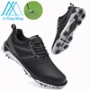 Waterproof Golf Shoes Men High quality Leather Professional Outdoor Golfing Sneakers Walking Exported To Europe And America40-47