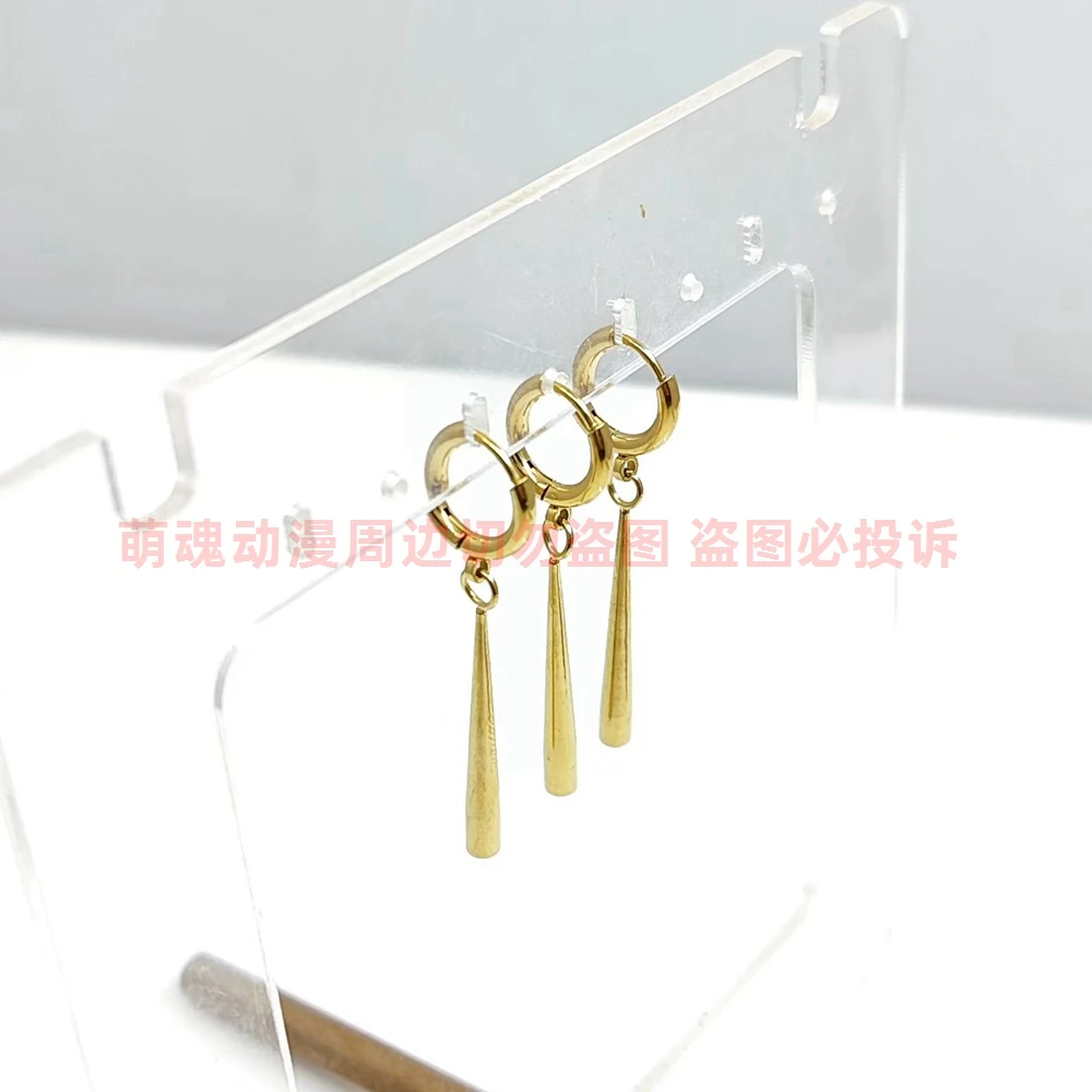 One Piece Earrings Roronoa Zoro Cosplay Stainless Steel Earrings New Style Anime Fans Gift For Stud Earrings Dangle Earrings Hoop Earrings Drop Earrings Pendant Earrings Long Earrings Crystal Earrings