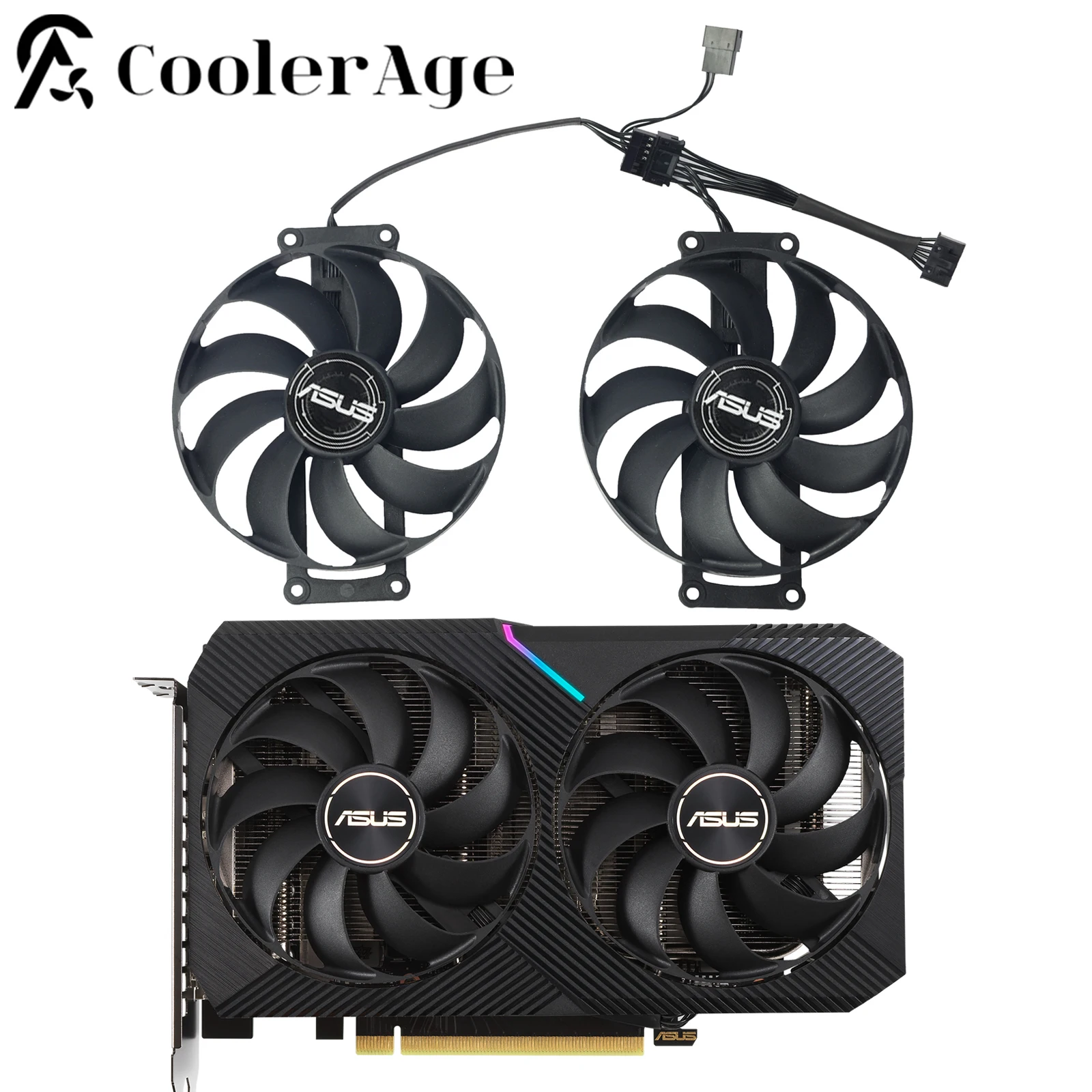 VideoCardFanForASUSDUALGeForceRTX30603060TiV2MINI87MMT129215SUFDC10H12S9.jpg