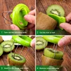 Fast Peel Kiwi Cutter Fruit Peeler Slicer Lemon Kiwi Slicer Peeling Pitaya Spiralizer Kitchen Gadgets Salad Cooking Tools 4