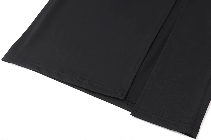 Elegant Mesh Patchwork Women Dress Fall New Sexy High Split Bodycon Long Sleeve Party Evening Dress Slim Vestido