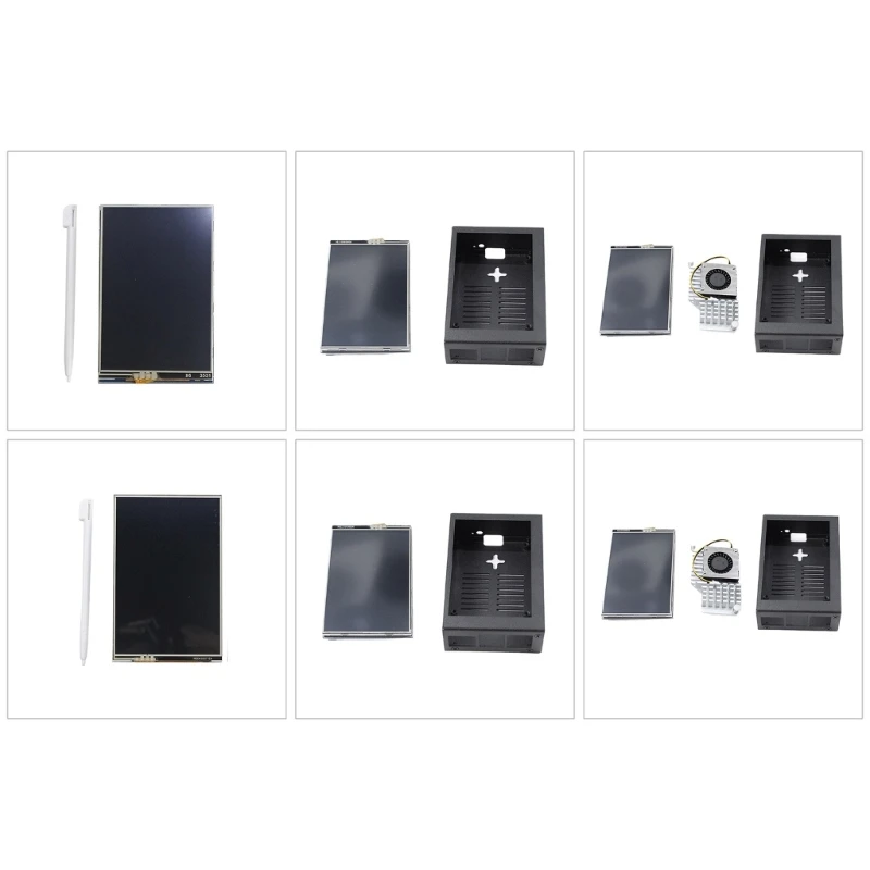 

Модернизированный монитор TFT LCD с разрешением 480x320 и диагональю 3,5 дюйма, сенсорный ЖК-экран для платы RPi 5 5B F0T1