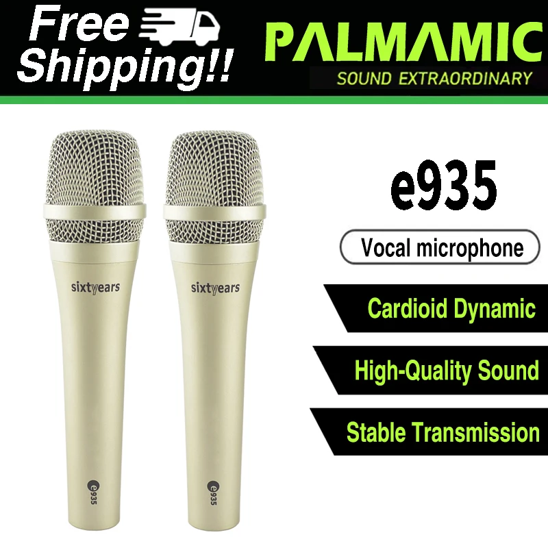Бесплатная доставка, e935 sixtyear хромированный цветной проводной динамический кардиоидный профессиональный вокальный микрофон sennheisertype