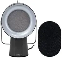 Portable Kitchen Exhaust Fan with 5 Activated Charcoal Air Filter & Stainless-steel Oil Filter  Easy to 1