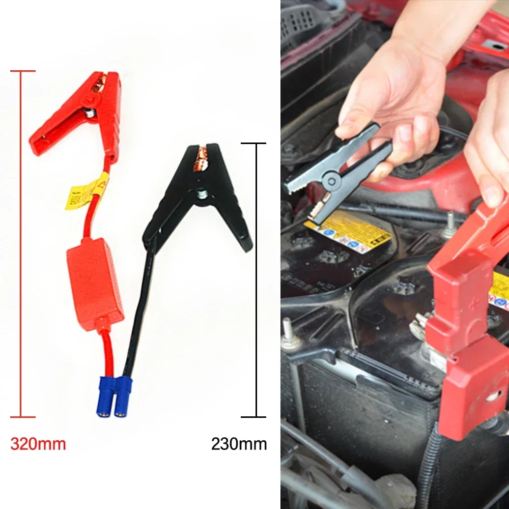 Car Emergency Start Power Clip Automotive Replacement Battery Clamp Booster Battery Clips for 12V Portable Car Jump Starter
