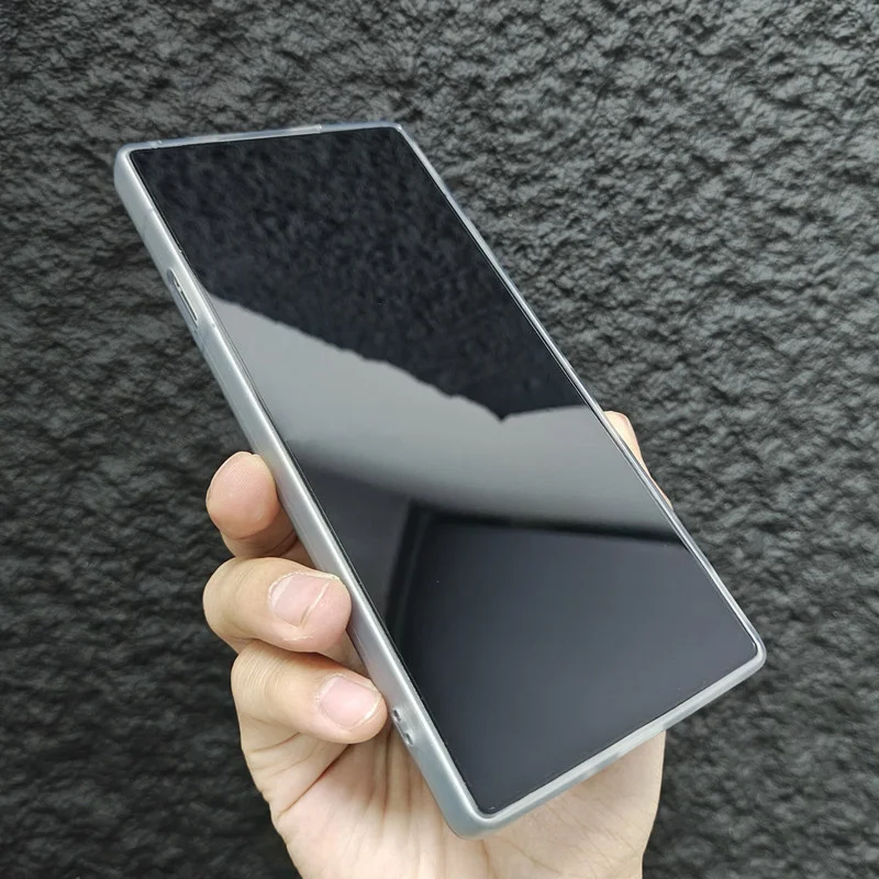 Shockproof Matte Clear Magnetic Soft TPU Slim Back Case - Anti-Fingerprint