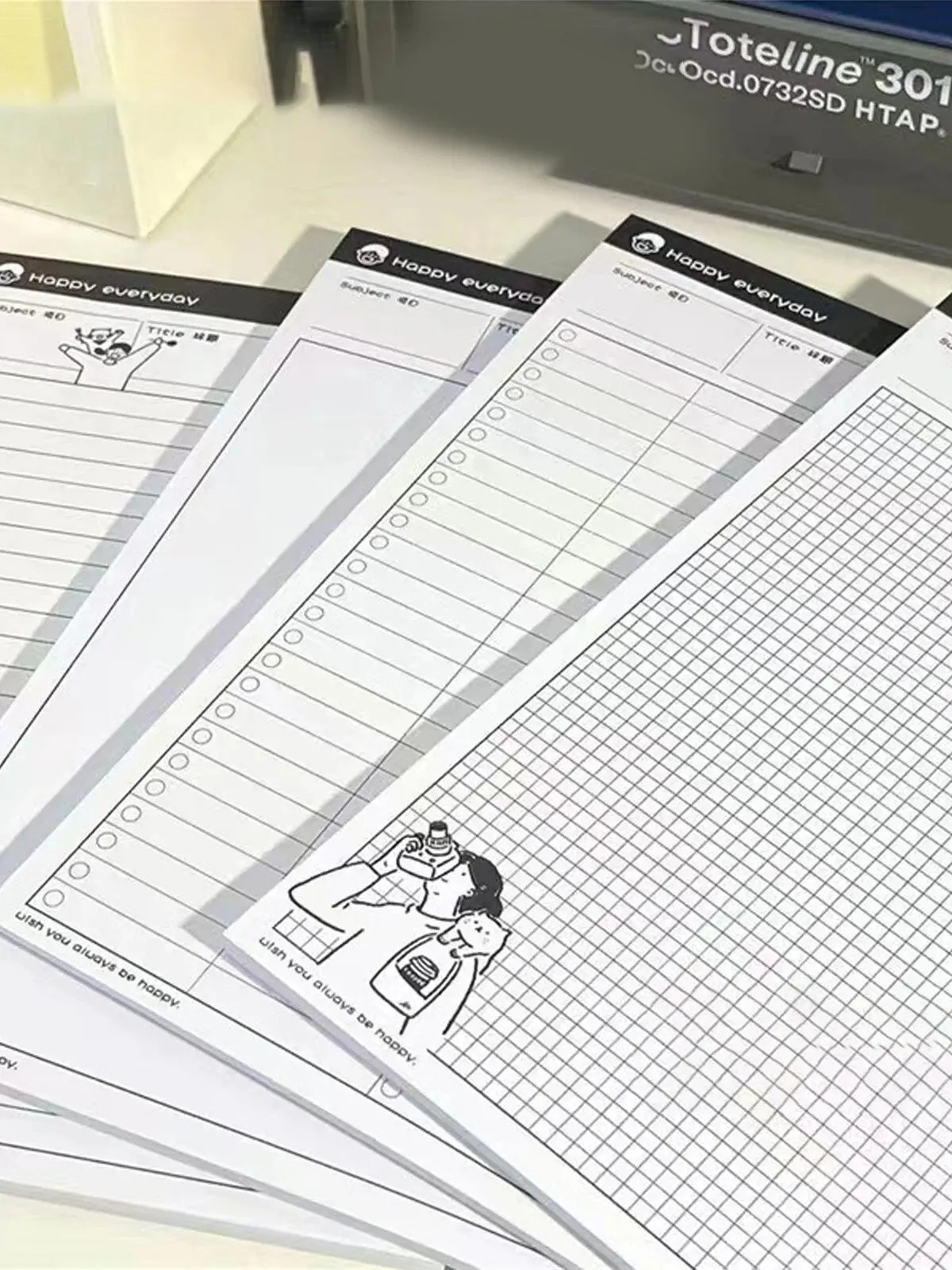B5 Tear-Off Sticky Note Paper Notebook