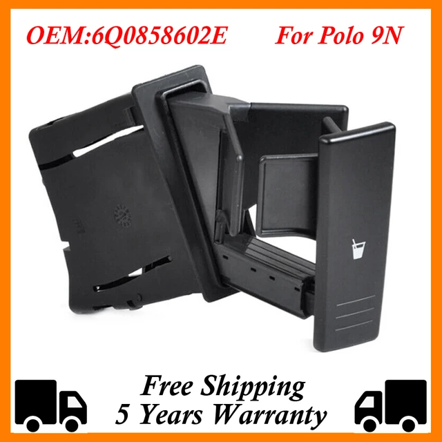 New For Polo 9N 2002 2003 2004 2005 2006 2007 2008 2009 2010 Car Center  Console Cup Holder Three Colors 6Q0 858 602 6Q0858602E - AliExpress