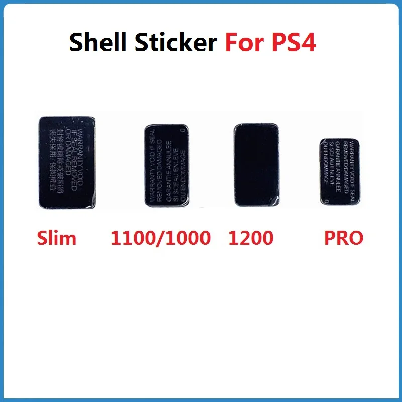 

Shell Label Sticker For PS4 Pro Slim 1000 1100 1200 Console Housing Seals Tamper-Proof Label Warranty Repair Sticker