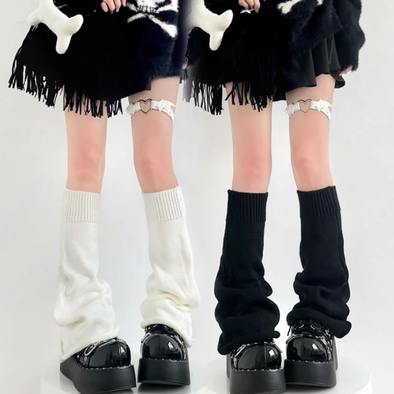 Lolita Socks Cute Flared Knitted Long Warmers Foot Cover Arm Warmer Leg Kawai Jk Autumn Calf Gaiters Sweet Legwarmer leg warmers foot warmers foot socks