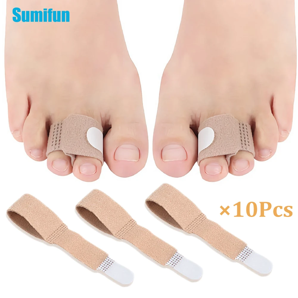 10Pcs5PairsToeFingerOverlappingToeBandageHalluxValgusToes