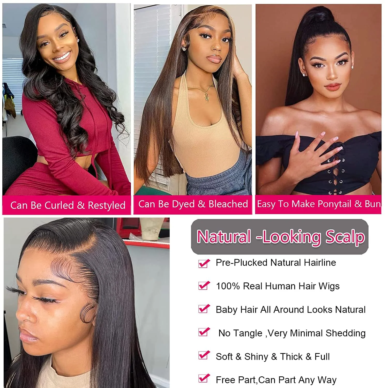 Рисунок 5 - Прямые волосы 13x 6