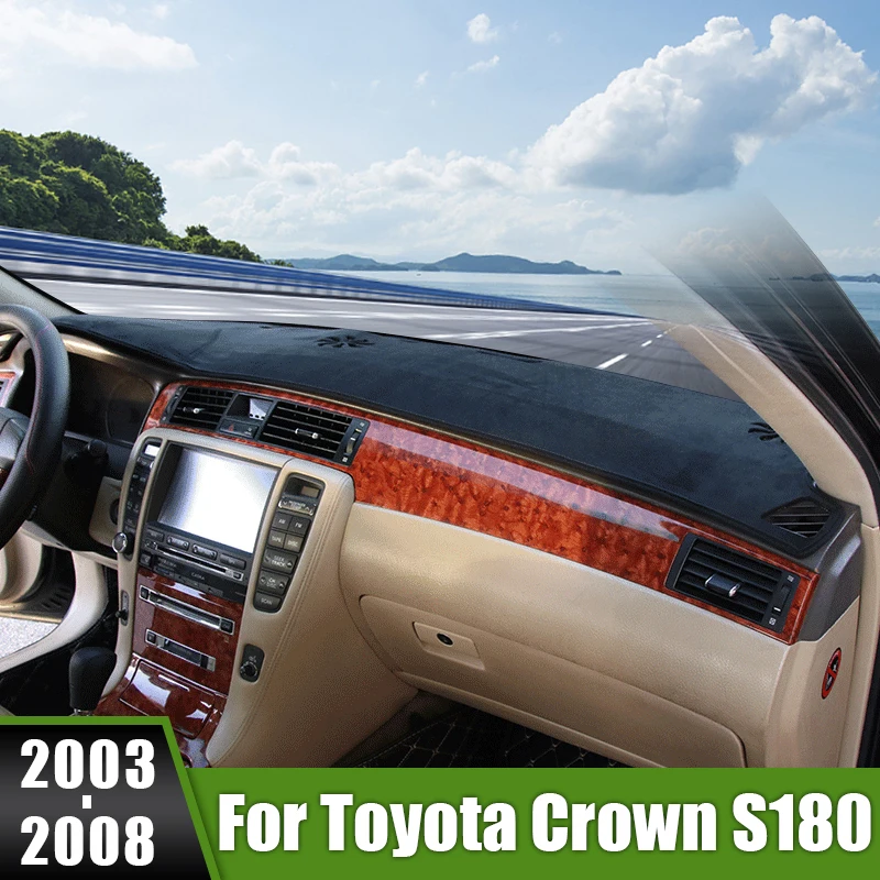 

For Toyota Crown S180 2003 2004 2005 2006 2007 2008 Car Dashboard Cover Sun Shade Mats Avoid Light Pads Non-Slip Accessories