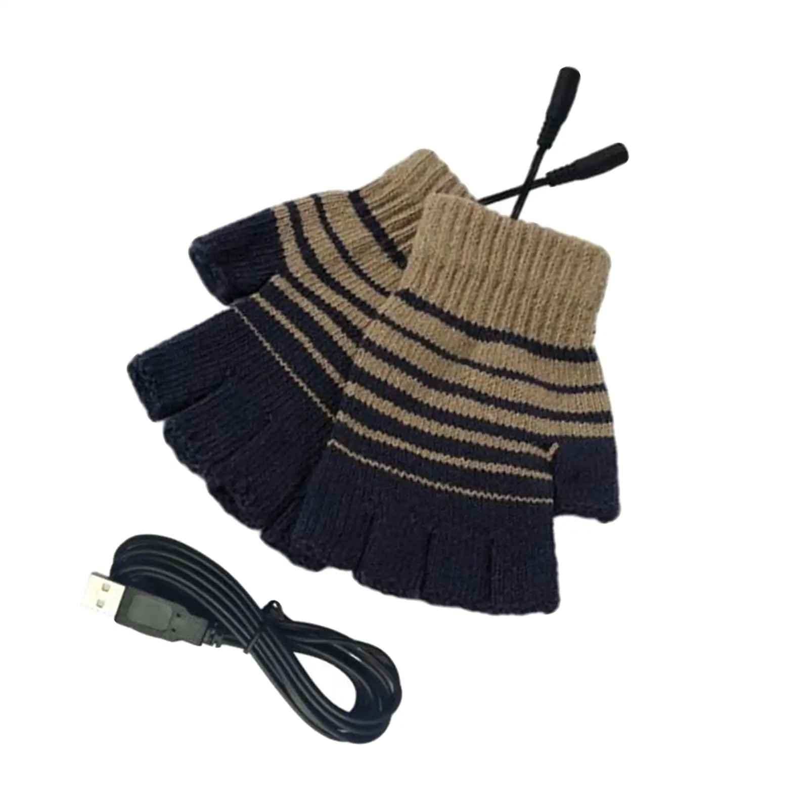 USB Heated Gloves, Rechargeable Electric Battery Heated Gloves for Climbing Hiking, Winter  Thermal Heated Gloves 5