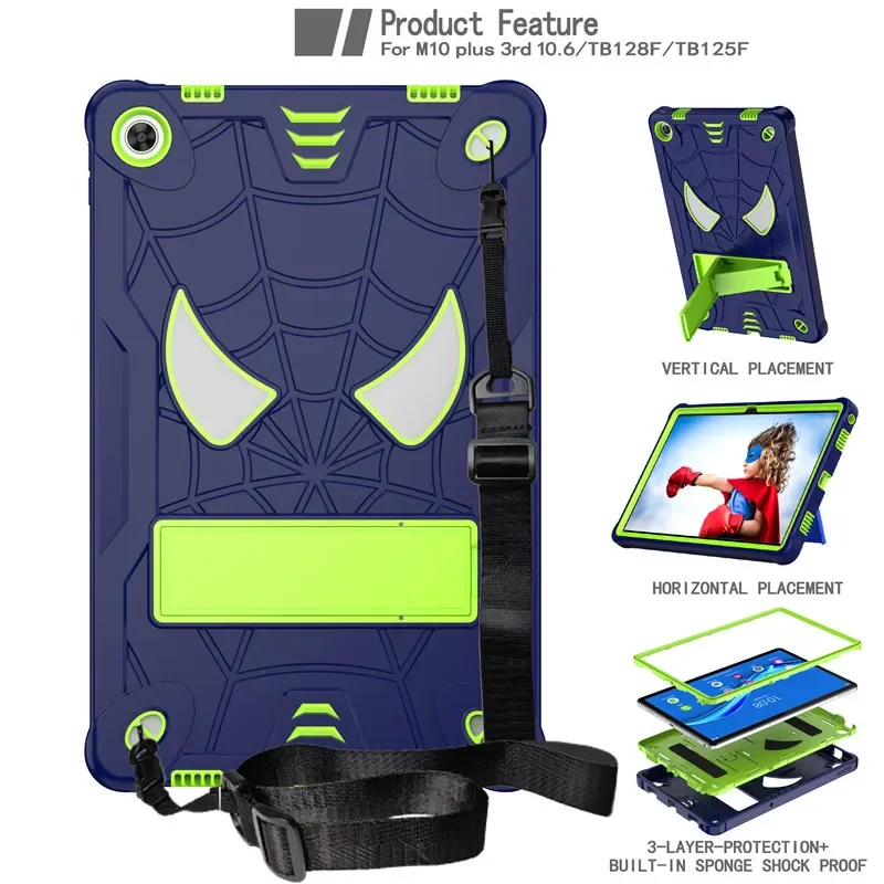 Per Lenovo Tab M10 Plus 3Rd Gen 10.6 "Tb128Fu/125Fu Custodia Per Tablet Per Bambini Per Lenovo K10 Pro 10.6"/ Xiaoxin Pad 2022 Capa Coque