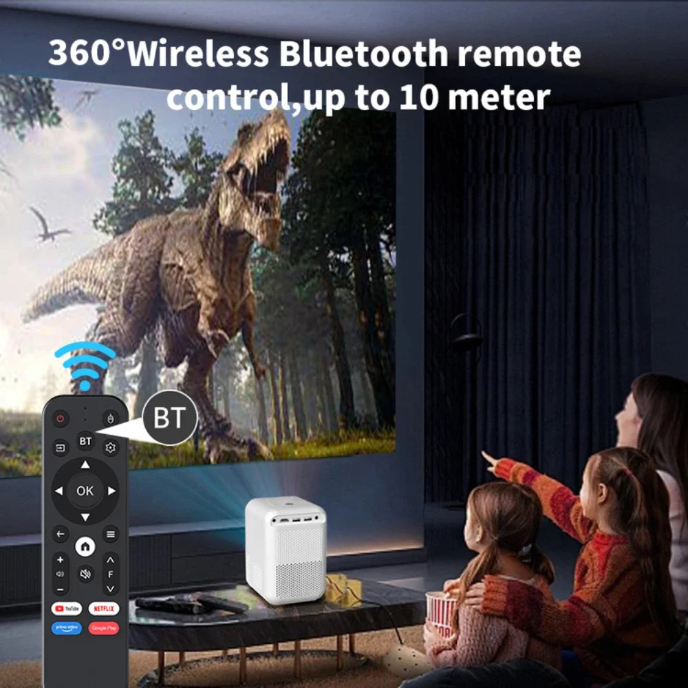 X10 mini Projector 4K LED HD Projector Home Theater Portable projector 1280*720p Android 10.0 BT5.1 260 lumens 4k 55W